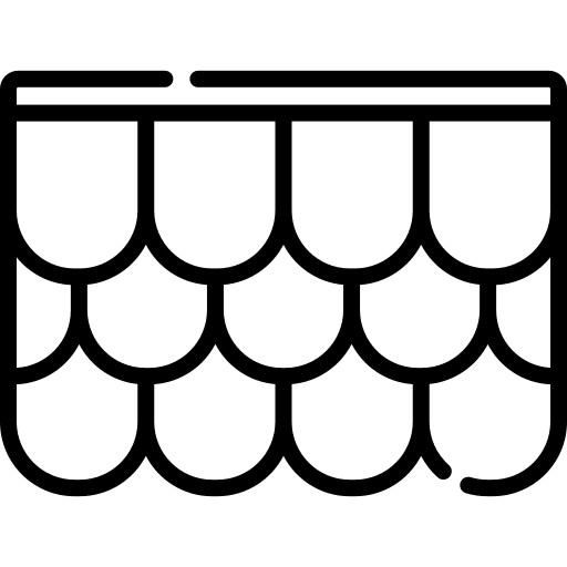 Roof construction and tools buildings worker icon