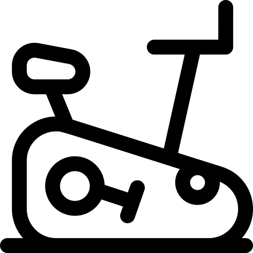 Stationary bike bicycle sport gym icon Stationary bike bicycle sport gym icon