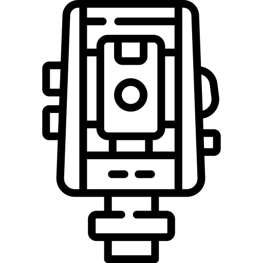 Topography device topography laser level icon