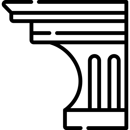 Cornice architecture and city design construction icon Cornice architecture and city design construction icon