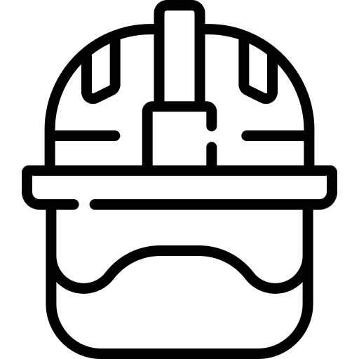 Hard hat protection security helmet icon Hard hat protection security helmet icon