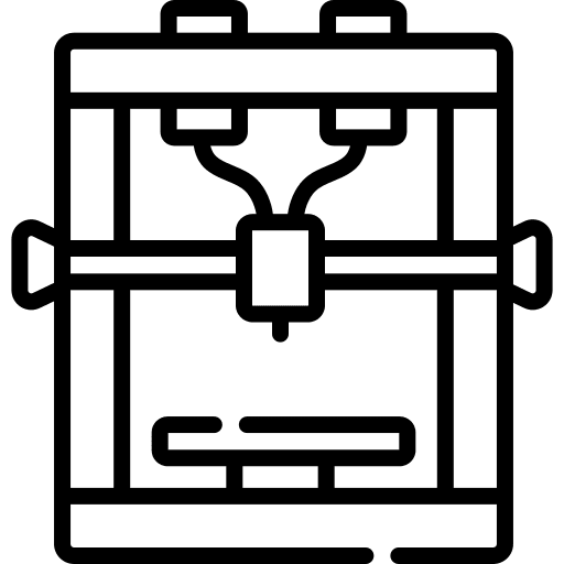 3d printer production machine engineering icon 3d printer production machine engineering icon