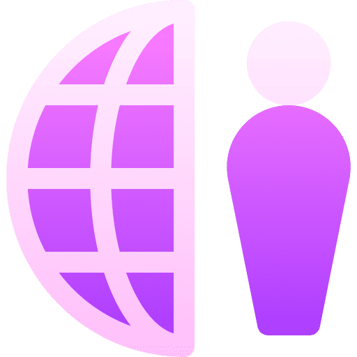 Management server business and finance network icon