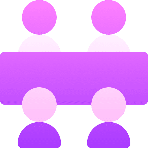 Meeting people workers businessmen icon