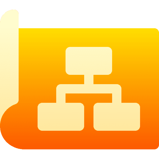 Blueprint real estate files and folders business and finance icon Blueprint real estate files and folders business and finance icon