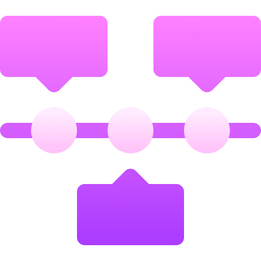 Timeline structure data graphic icon Timeline structure data graphic icon
