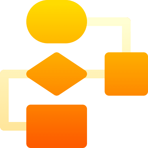 Workflow project plan planning project management icon Workflow project plan planning project management icon