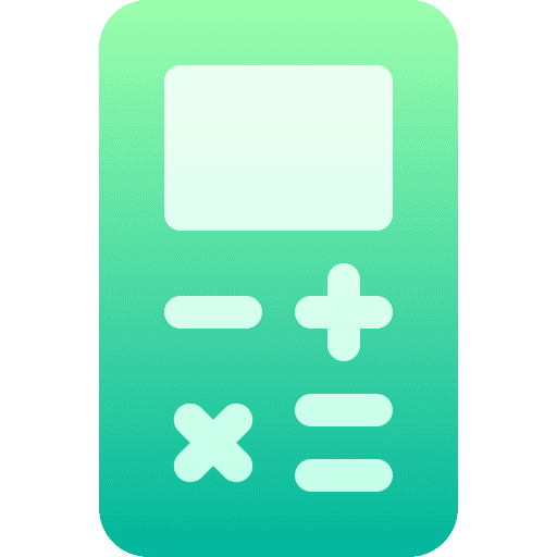 Calculator finances technology maths icon Calculator finances technology maths icon