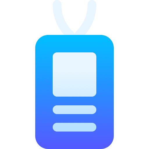 Id card business and finance id card business icon Id card business and finance id card business icon