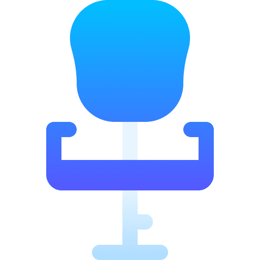 Office chair table furniture and household chair icon Office chair table furniture and household chair icon