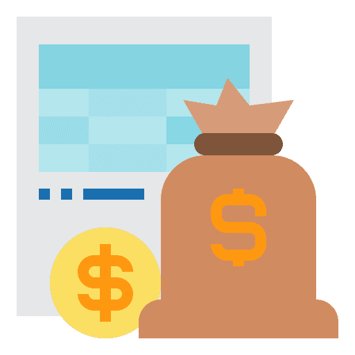 Bookkeeping money bag bookkeeping financial icon Bookkeeping money bag bookkeeping financial icon