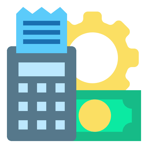 Receipt finance business and finance accounting icon Receipt finance business and finance accounting icon