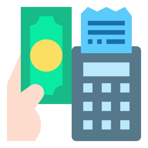 Receipt receipt payment finance icon Receipt receipt payment finance icon