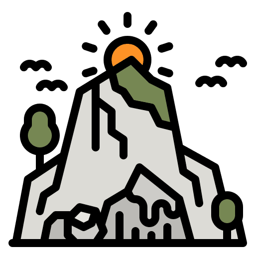 Cave nature cave view icon