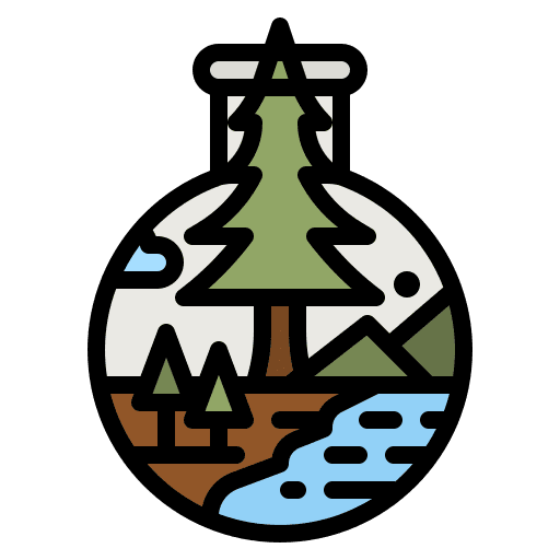 Nature pine forest nature icon Nature pine forest nature icon