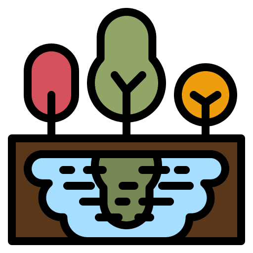 Tree tree pool forest icon