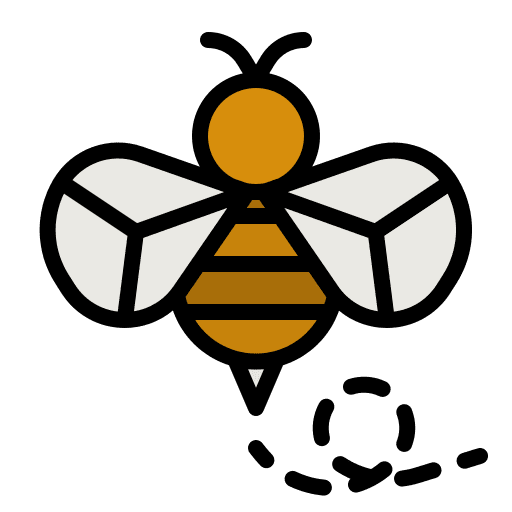 Bee bee apitherapy insect icon Bee bee apitherapy insect icon