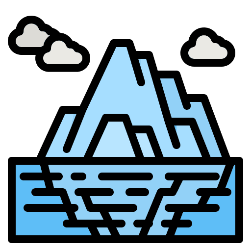 Iceberg landscape nature polar icon Iceberg landscape nature polar icon