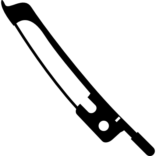 Violin bow with string strings string string instrument icon