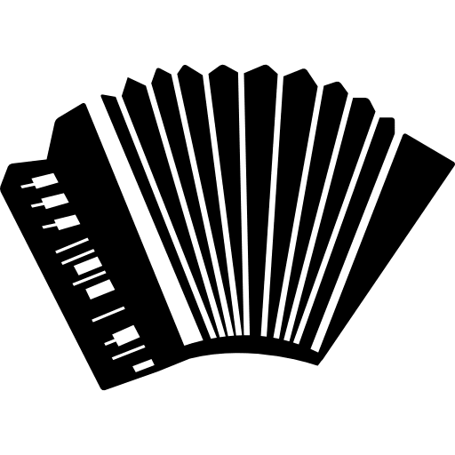 Accordion tools instrument music icon