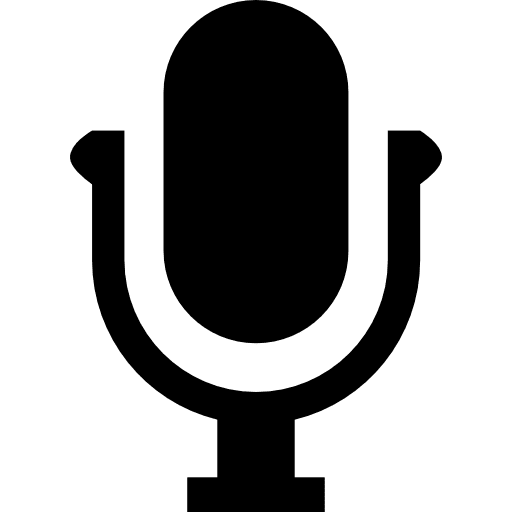 Voice microphone symbol mic microphone multimedia icon