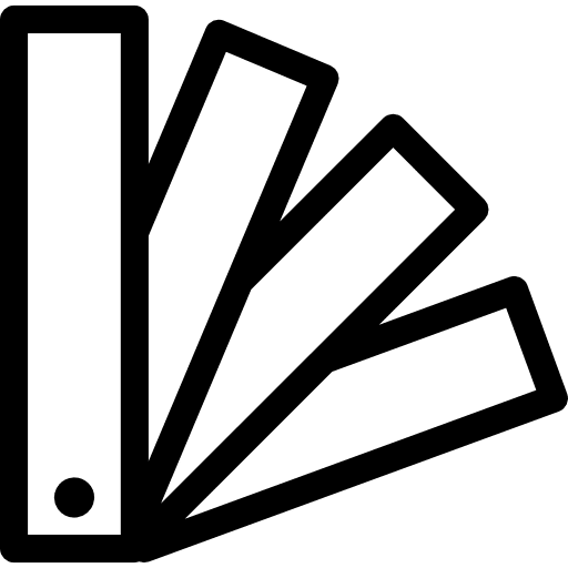 Catalog of rectangular pieces outlines catalogs pieces catalogues icon