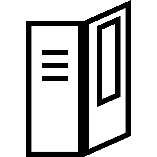 Brochure two fold card card outline paper paper card icon