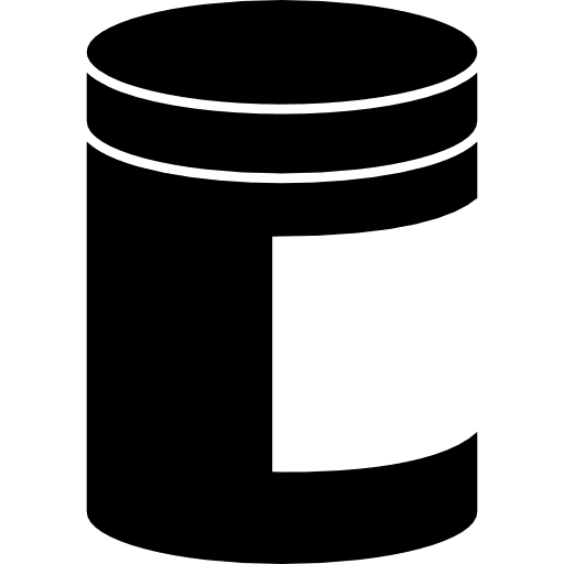 Jar with white label jar jar silhouette white label icon