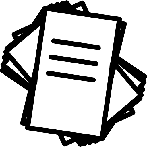 Paper prints stack paper stack prints stack icon