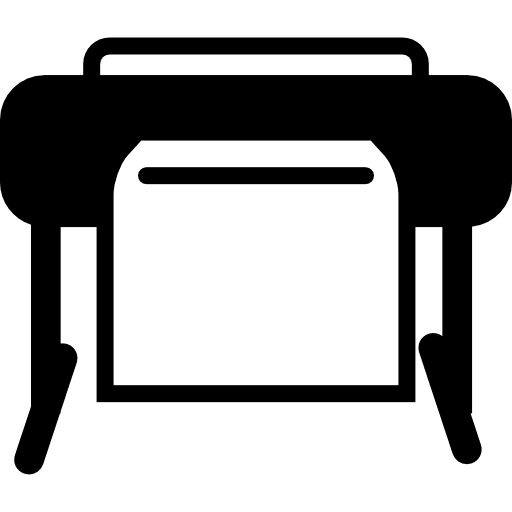 Printer variant with paper loading print printer tool printing machine icon