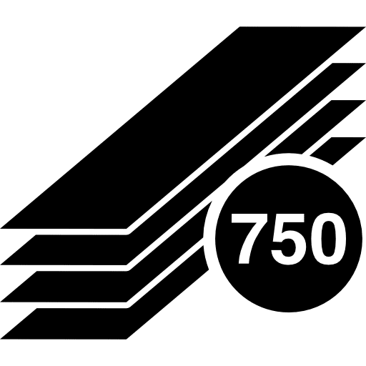 Business cards stack 750 pieces card stack card business cards icon