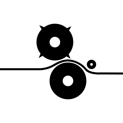 Printing rollers silhouette rollers tools and utensils roller icon