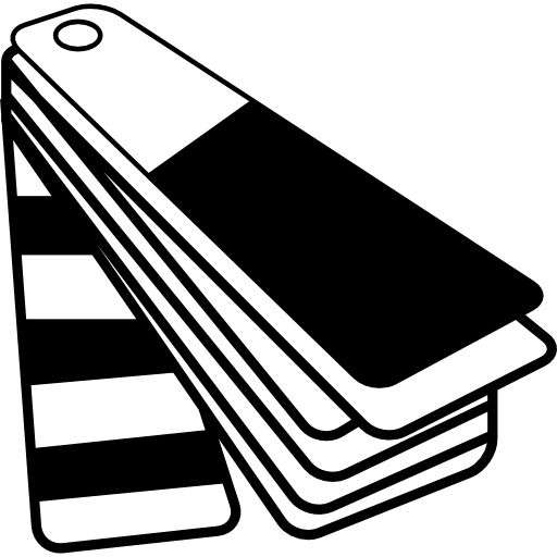 Printing colors chart chart tools and utensils printing icon