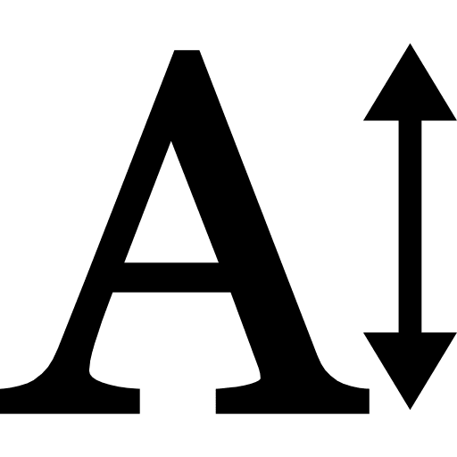Text height formats texts text height formatting icon