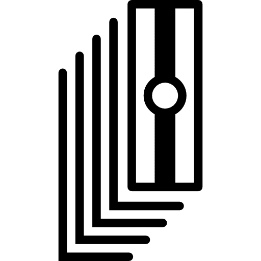 Printed stacked papers stacked printing papers icon