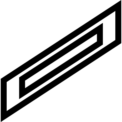 Rectangles rotated outlines, print products print shape shapes icon