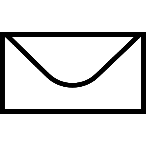 Envelope outlined shape envelopes mail tools and utensils icon