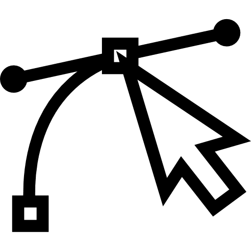 Vector sketch with pointer arrow print print products arrows icon