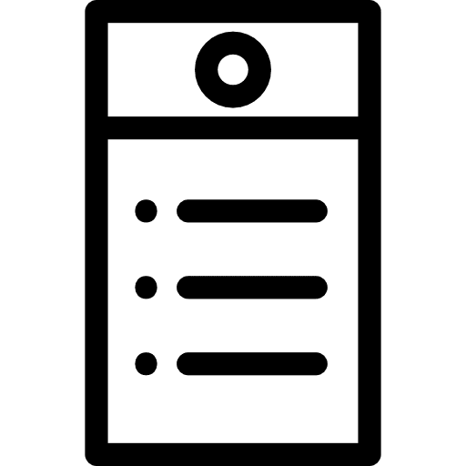 Paper list stationery papers paper list education icon