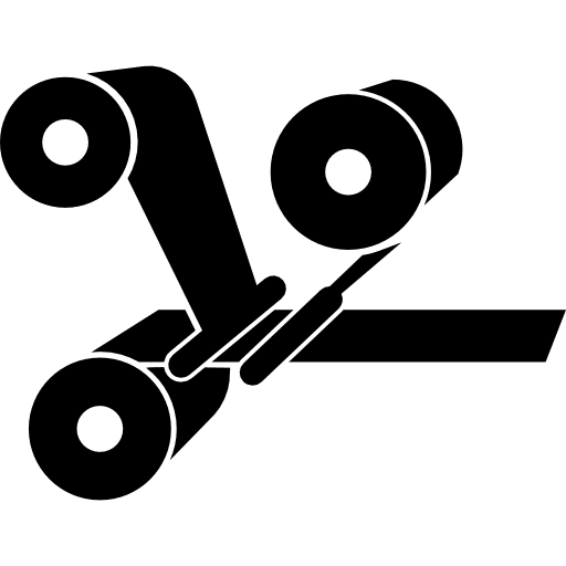 Printing rolls tools and utensils tool print icon