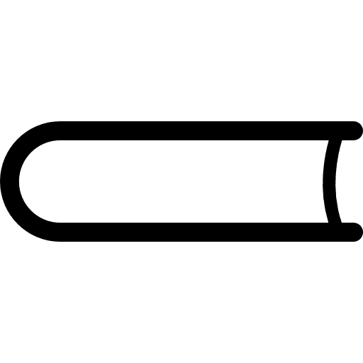 Book outline from bottom view book bottom educative icon