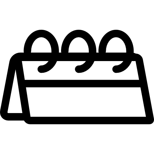 Almanac spring office supplies time icon