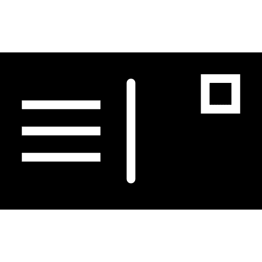 Postcard variant back part cards card postcard variant icon