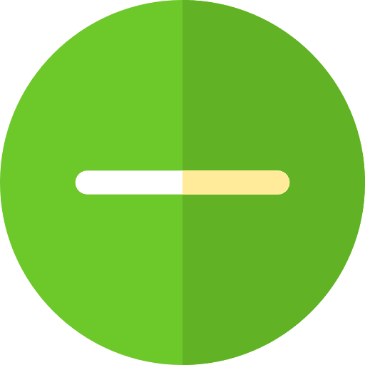 Minus line remove mathematics icon