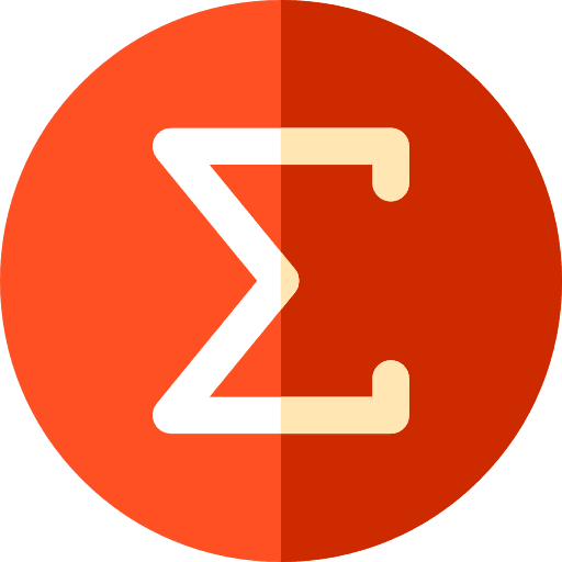 The sum of maths sum the sum of icon