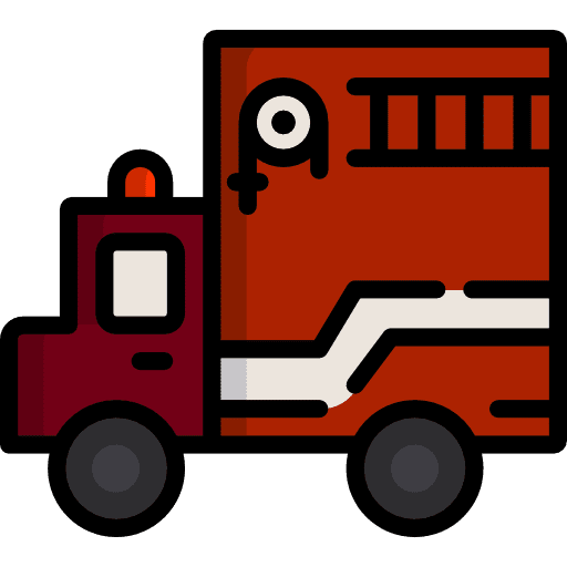 Fire truck fire truck transportation automobile icon