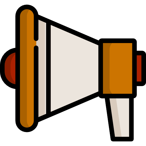 Megaphone advertising marketing loud icon