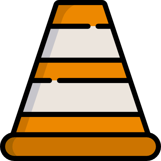 Cone cone urban signaling icon