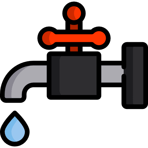 Faucet water furniture and household faucet icon
