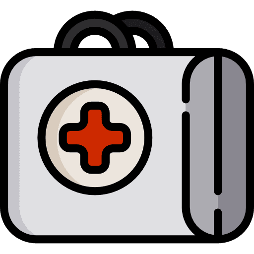 First aid kit medical doctor healthcare and medical icon